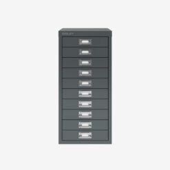 Bisley Filing Cabinet 10 Drawer H2910NL Anthracite Grey