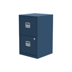 Bisley Filing Cabinet 2 Drawer Oxford Blue