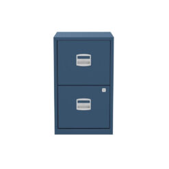 Bisley Filing Cabinet 2 Drawer Oxford Blue