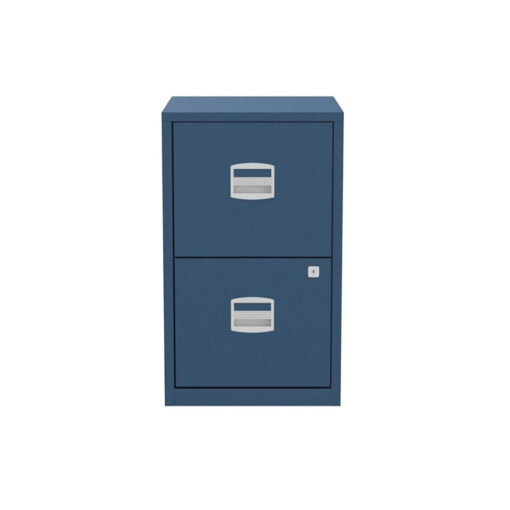 Bisley Filing Cabinet 2 Drawer Oxford Blue
