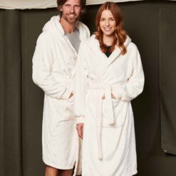 Brand Lab Unisex Hooded Cuffed Robe