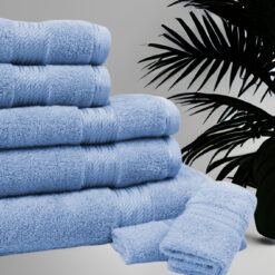Cobalt Blue Supreme Combed Cotton Towels – Luxury Towel Sets & Bales - 4-face-cloths-pack