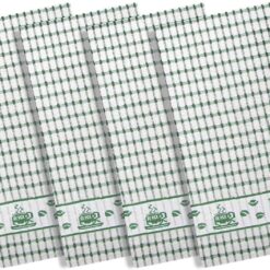 Coffee Time T-Towels Pack of 4 - Green