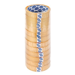 County Clear Strong Self Adhesive Packing Tape Size 40m x 24mm Pack 12
