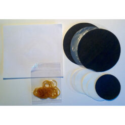 County Jam Pot Covers Clear Wax Discs Pack 25