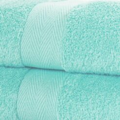 Duck Egg Blue Luxury Towels Luxor 600 GSM Cotton - bath-towel