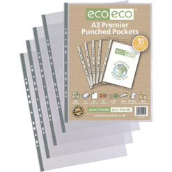eco-eco 10x A3 Premier Landscape Multi Punched Pockets