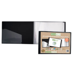 eco-eco A4 20 Pocket Landscape Presentation Display Book