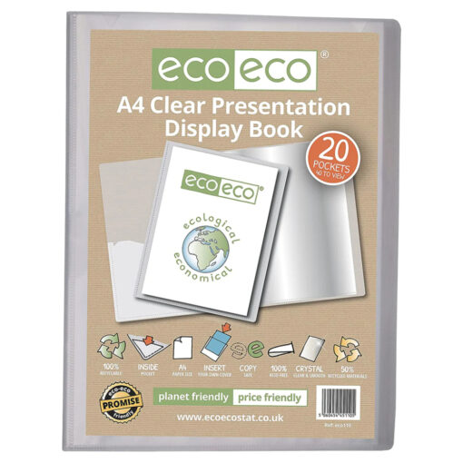 eco-eco A4 60 Pocket Flexicover Display Book