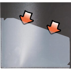 eco-eco A4 Foldover Clipboard 50% Recycled With Additional Clear Pocket