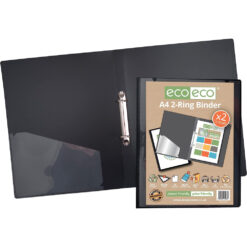eco-eco A4 Presentation 2 Ring Portrait Binder