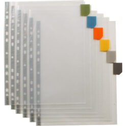 eco-eco A4 Punched Pockets Open Access Top Side Opening Pack 25