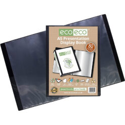 eco-eco A5 50% Recycled 80 Pocket Presentation Display Book