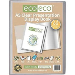 eco-eco A5 60 Pocket Clear Presentation Display Book