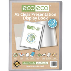 eco-eco A5 60 Pocket Clear Presentation Display Book
