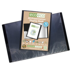 eco-eco A5 Black 40 Pocket Display Book