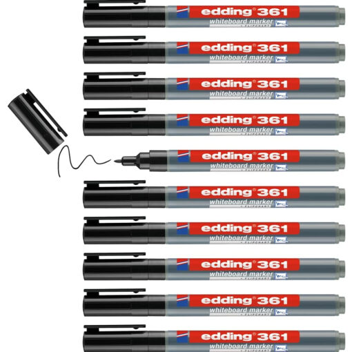 Edding 8000 Freezer Marker Permanent Black Fine Tip