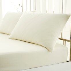 Egyptian Cotton Cream Pillowcase Pair