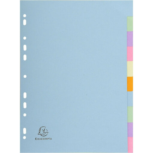 Exacompta Forever A4 Extra Wide 10 Part Dividers