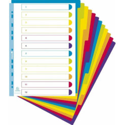 Exacompta Forever A4+ Extra Wide 12 Part Dividers