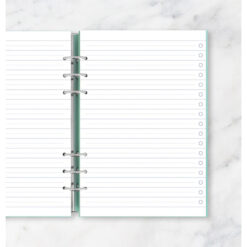 Filofax A5 Clipbook Checklists Refill White