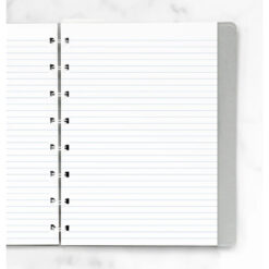 Filofax A5 Notebook Ruled Paper Refill White