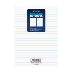 Filofax A5 Notebook Ruled Paper Refill White