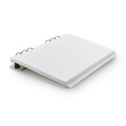 Filofax Clipbook Classic Monochrome A5 Organiser White