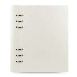 Filofax Clipbook Classic Monochrome A5 Organiser White