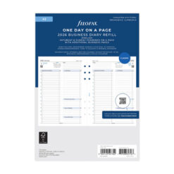 Filofax One Day On A Page Business Diary A5 2026 English