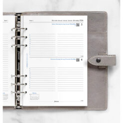 Filofax One Day On A Page Diary With Appointments A5 2026 Multilanguage