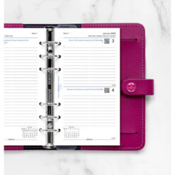 Filofax Personal One Day A Page Diary Multilanguage 2026 Diary Refill 68442