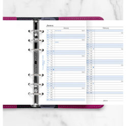 Filofax Vertical Year Planner Personal 2026 Diary Refill 68402