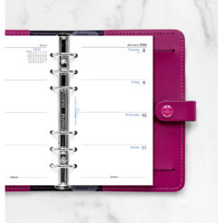 Filofax Week On Two Pages Diary - Personal 2026 English Recycled Paper