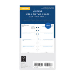 Filofax Week On Two Pages Diary - Personal 2026 Multilanguage