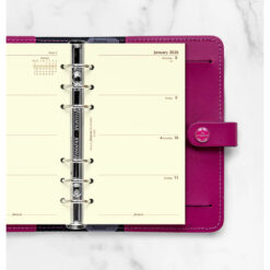 Filofax Week On Two Pages Diary Personal Cotton Cream 2026 English