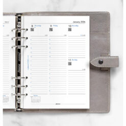 Filofax Week On Two Pages Diary With Appointments A5 2026 English