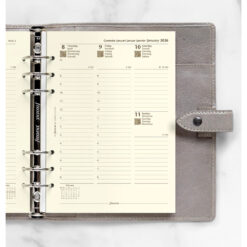 Filofax Week On Two Pages Diary With Appointments A5 Cotton Cream 2026 Multilanguage