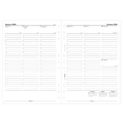 Filofax Week On Two Pages Diary With Appointments Deskfax 2026 English