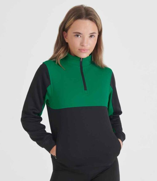 Finden + Hales Kids 1/4 Zip Tracksuit Top