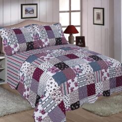 Freya Quilted Reversible Bedspread by Restmor - king-bed