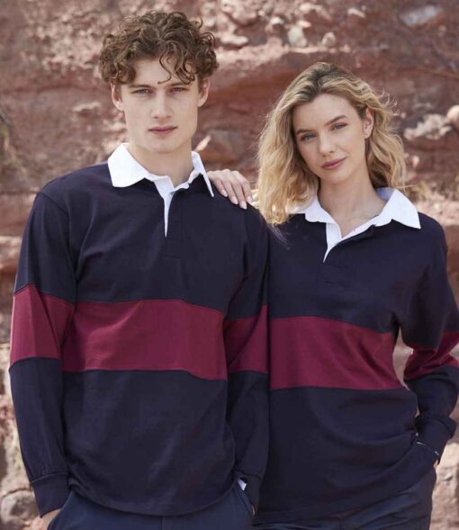 Front Row Panelled Rugby Shirt