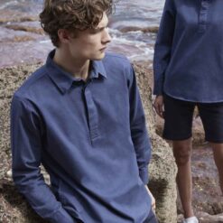 Front Row Pullover Drill Shirt