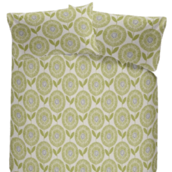 Green Dandelion King Size Duvet Cover Set
