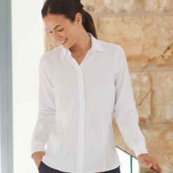 Henbury Ladies Long Sleeve Wicking Shirt
