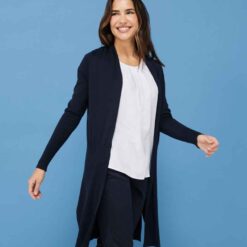 Henbury Ladies Longline Open Cardigan
