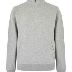 Kustom Kit Sweat Jacket - Heather Grey, XXL