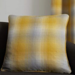 Lincoln Check Ochre Cushion
