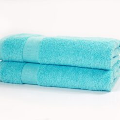 Luxor Spa Aqua Blue Towels Luxury Cotton 600 GSM Towel Set