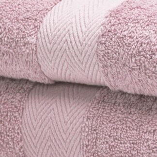 Luxor Spa Towels Mauve Luxury Heavy Weight 600GSM Cotton Towels - bath-sheet